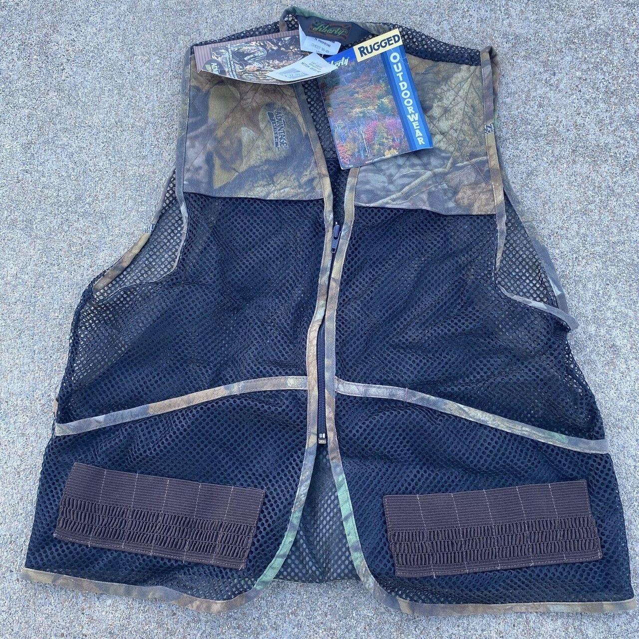 Vintage Liberty Camo Vest Mens MD Hunting Fishing... Depop