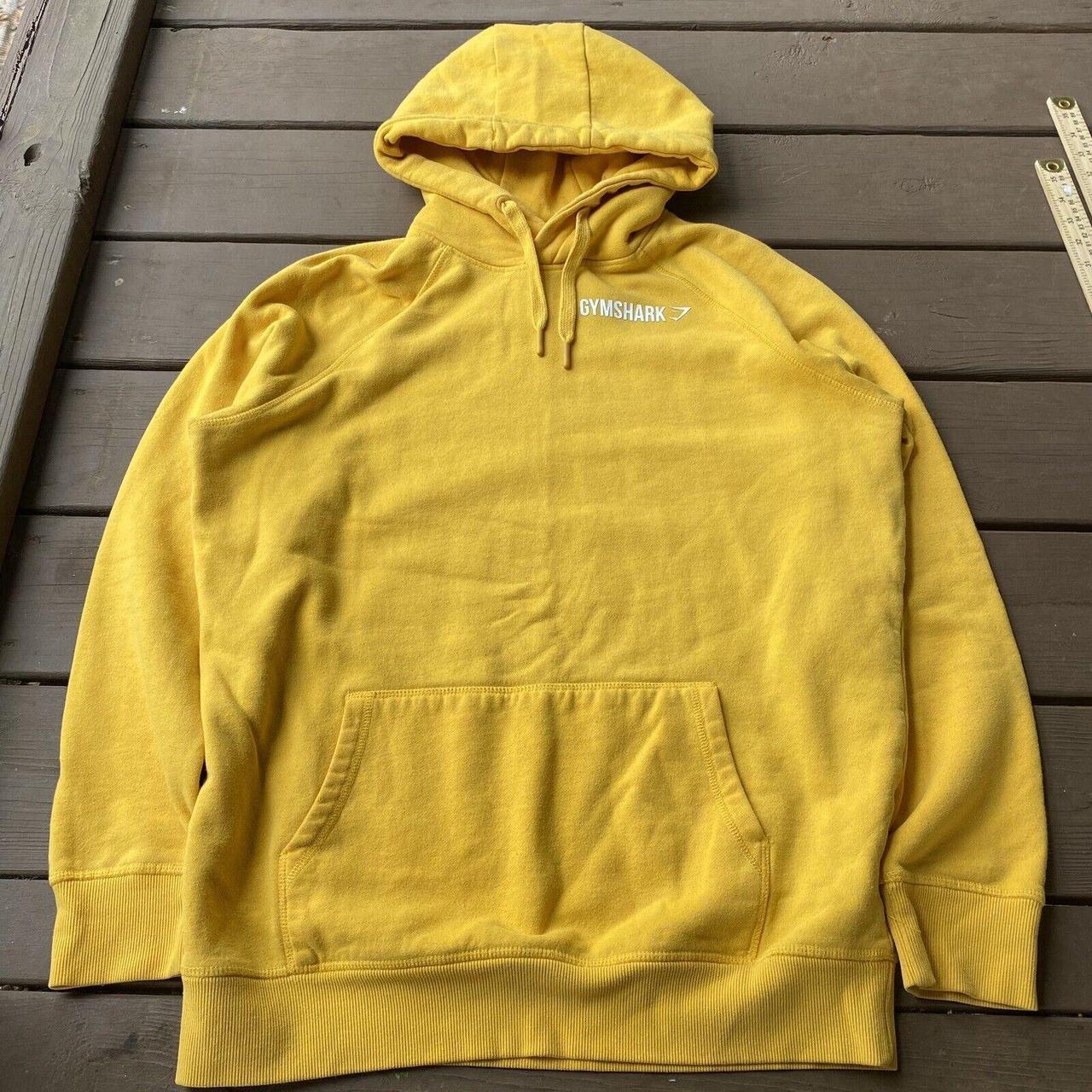 Yellow gymshark cheap hoodie