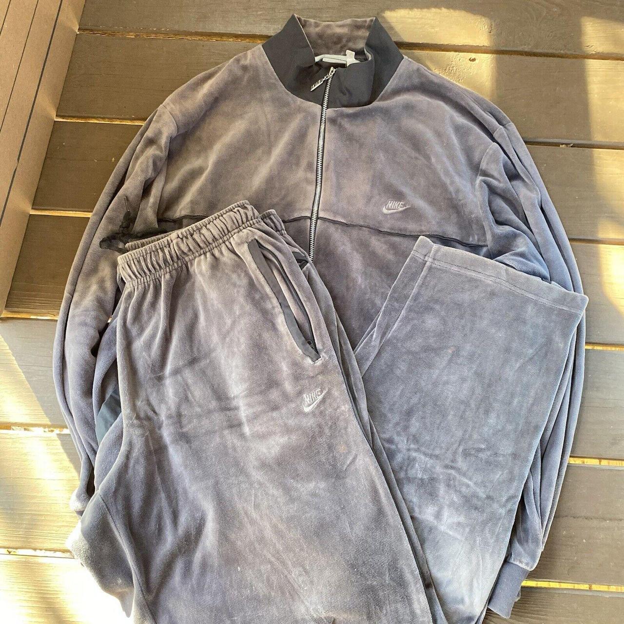 mens nike velour tracksuit