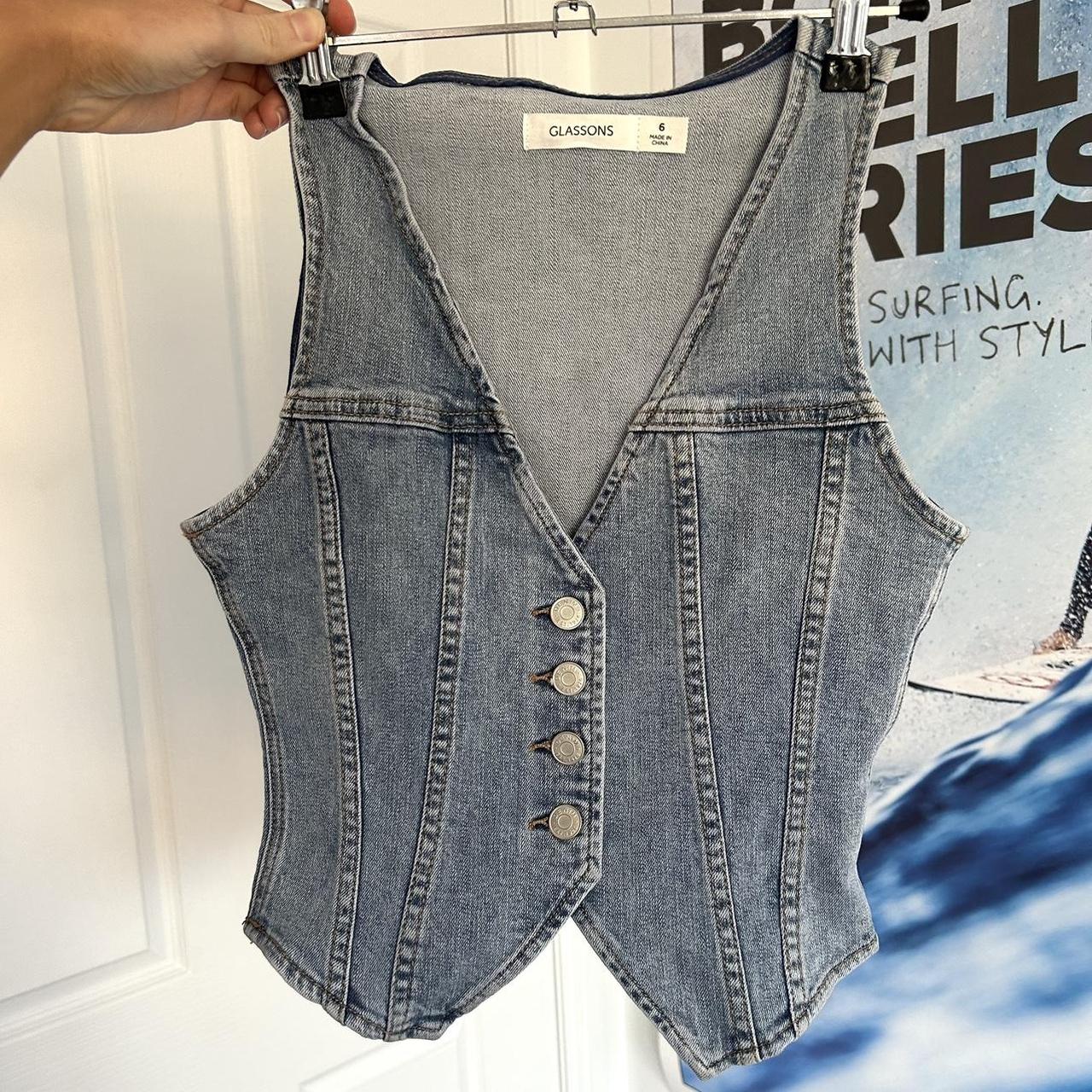 glassons tie waist coat