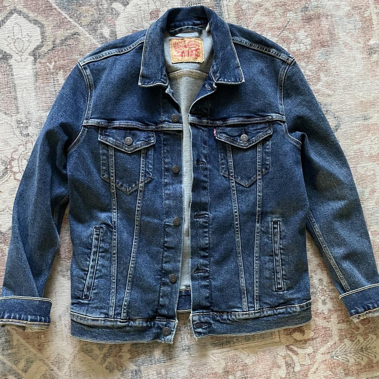 Beautiful Brand New Levi’s Blue Jean Jacket!! Size... - Depop