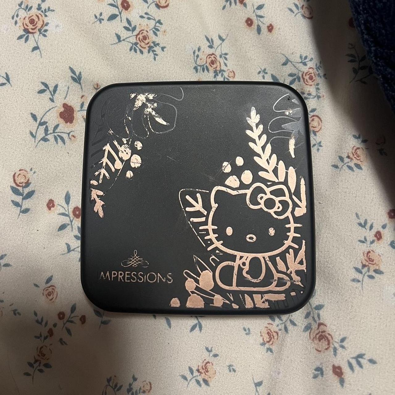 black and pink hello kitty compact mirror, works... Depop