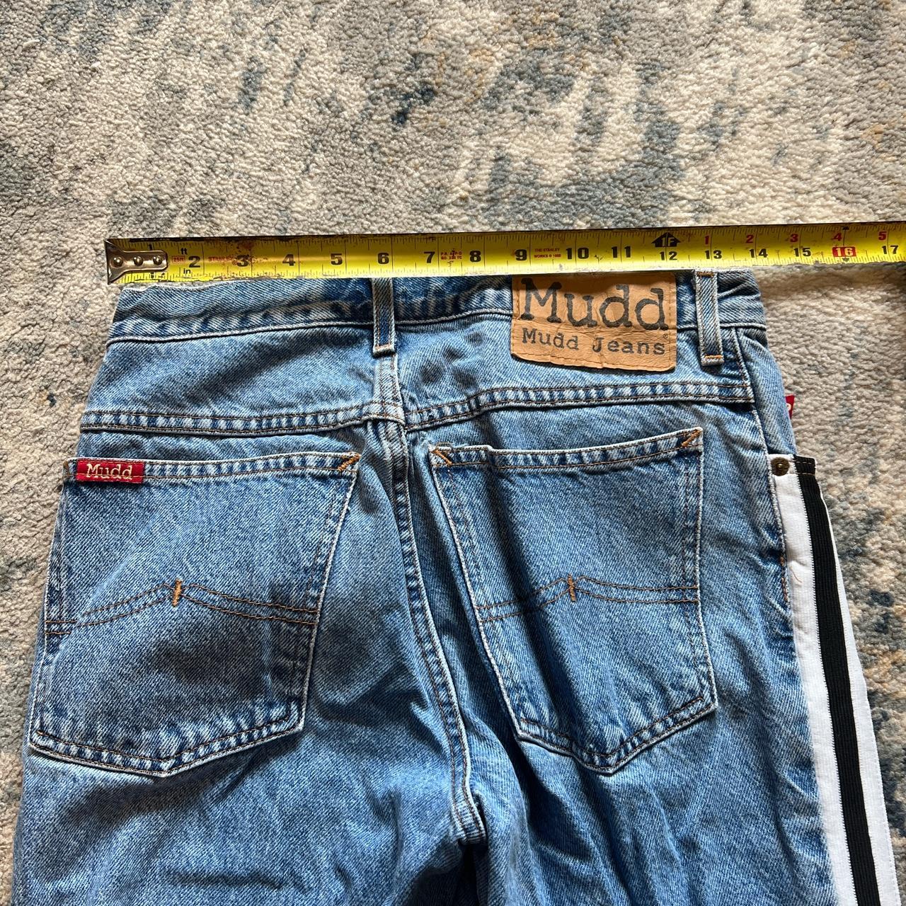 Y2K Mudd Jeans Youth size 16, medium blue stone - Depop