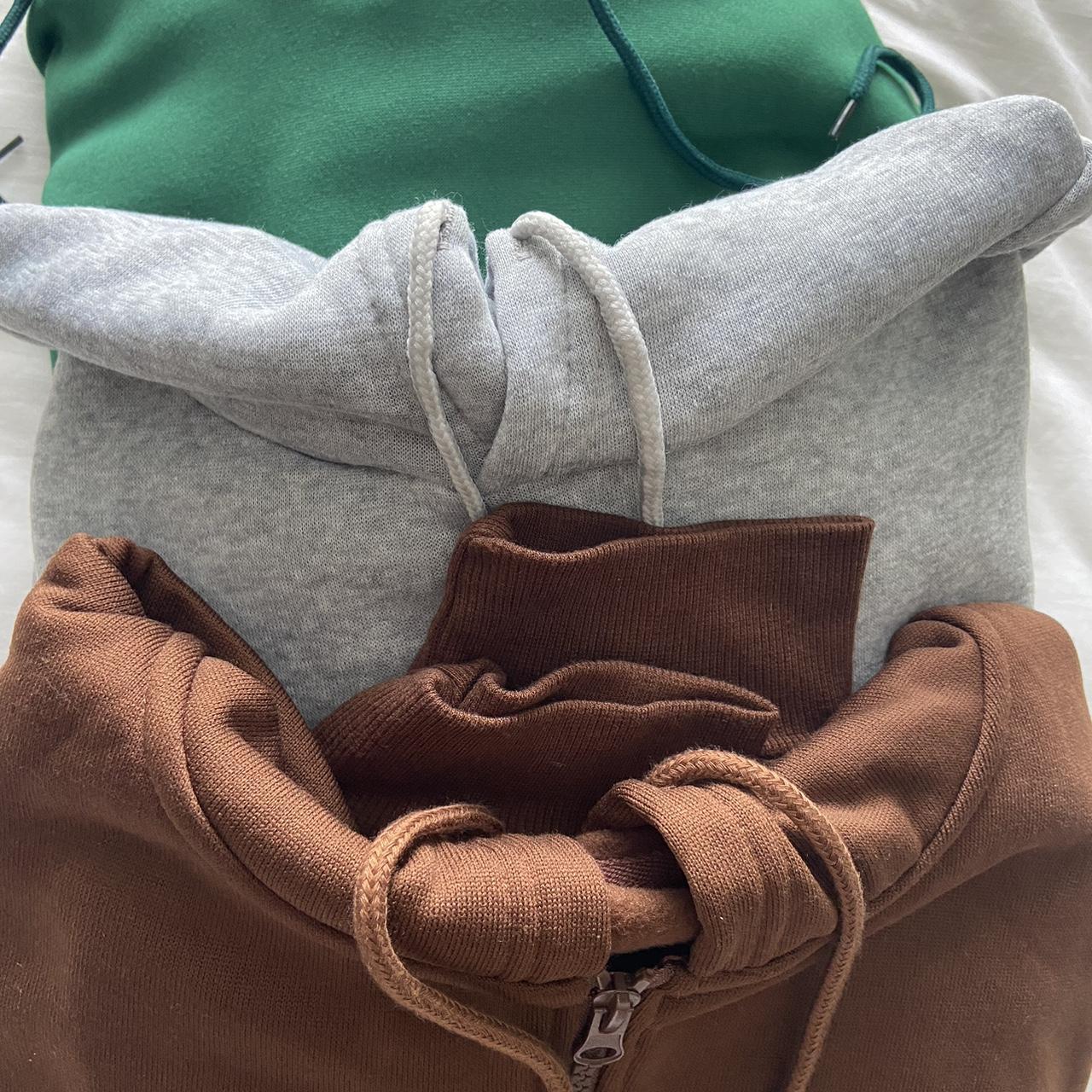 Bundle of 3 SHEIN hoodies!! 🤎 All Unisex Size... Depop