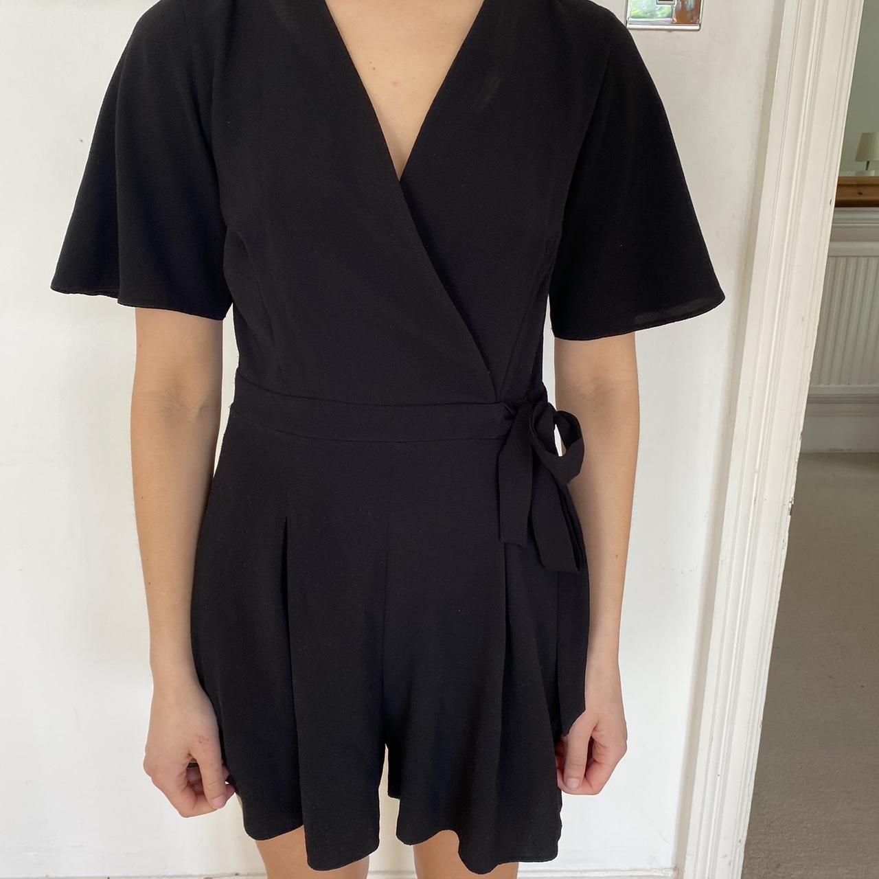 New look playsuit black size 8 Can be dressed up... - Depop