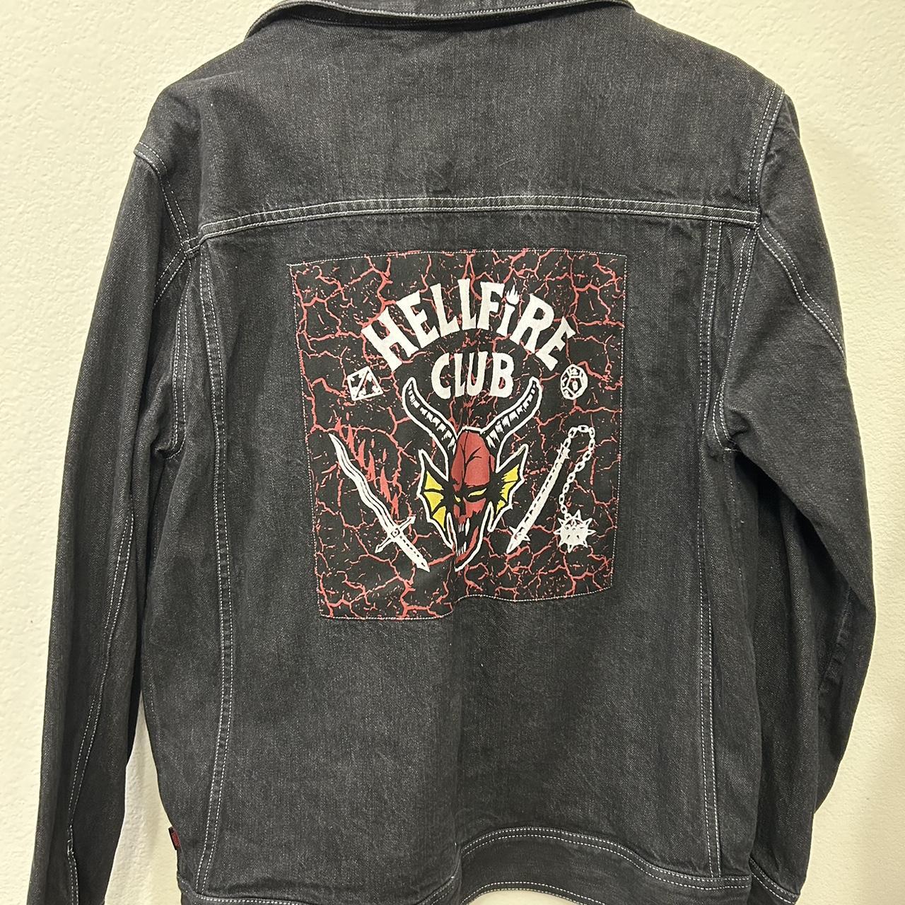 VANS X Stranger Things - Hellfire Club Denim Jacket (Size popular M)