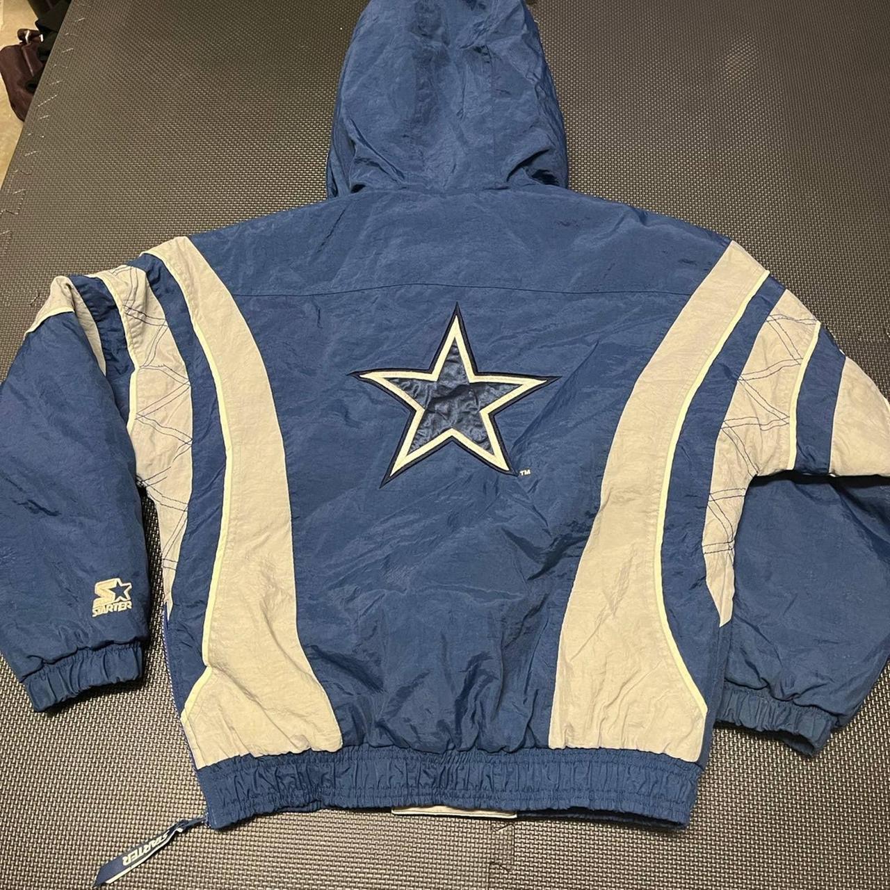 Vintage starter pro line dallas cowboys puffer - Depop