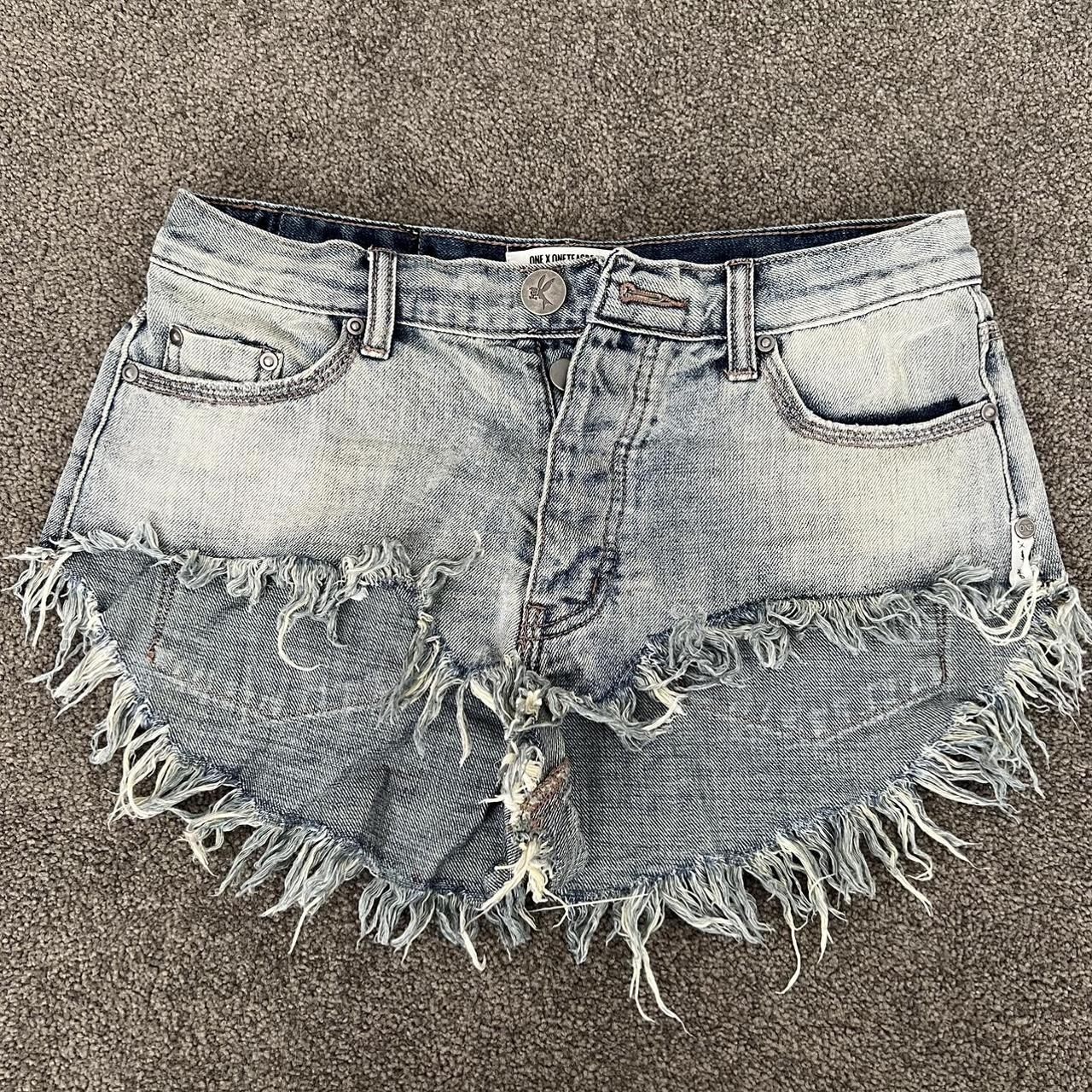 Size 24 one teaspoon shorts. Worn once, perfect... Depop