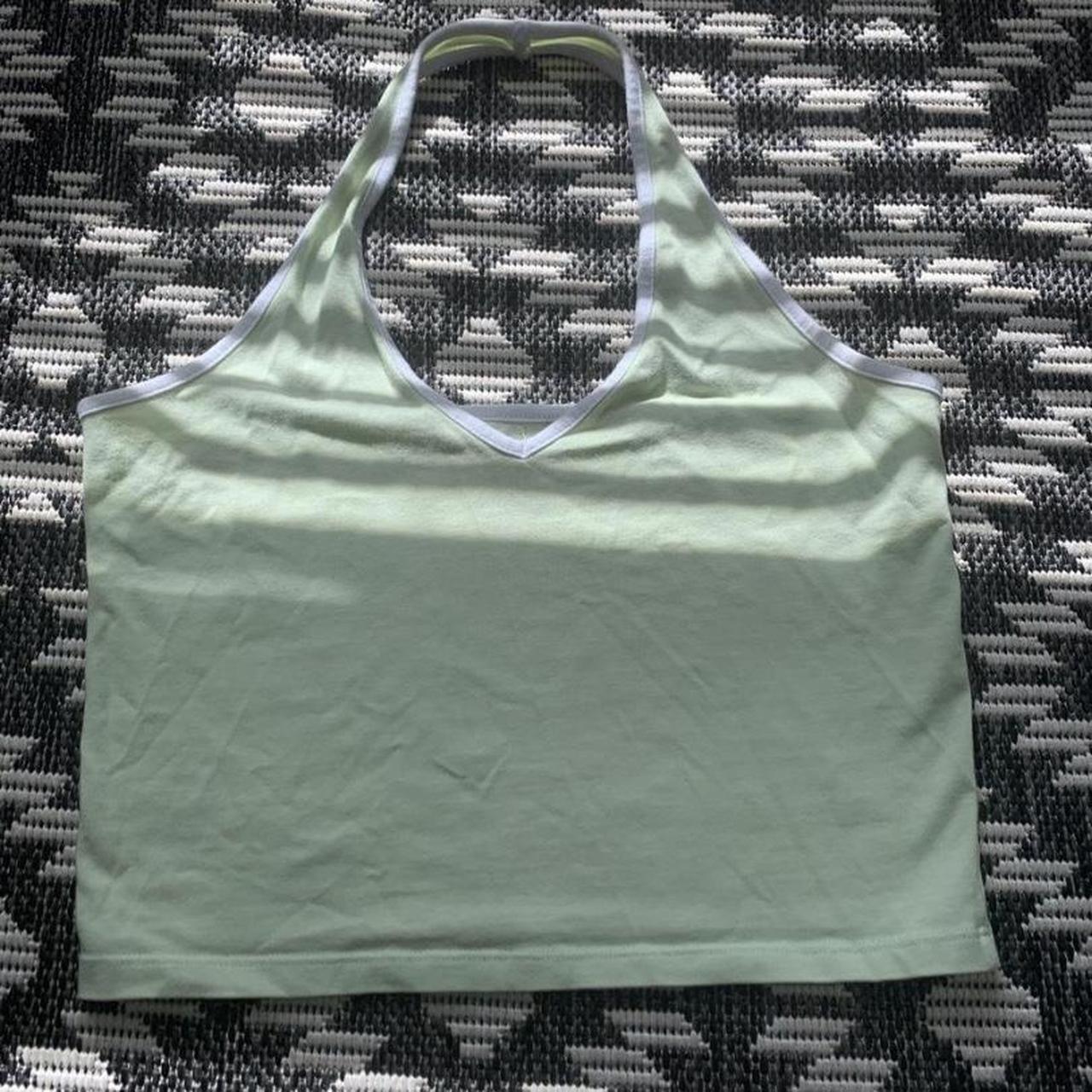 brandy melville alexis halterneck top perf condition... Depop