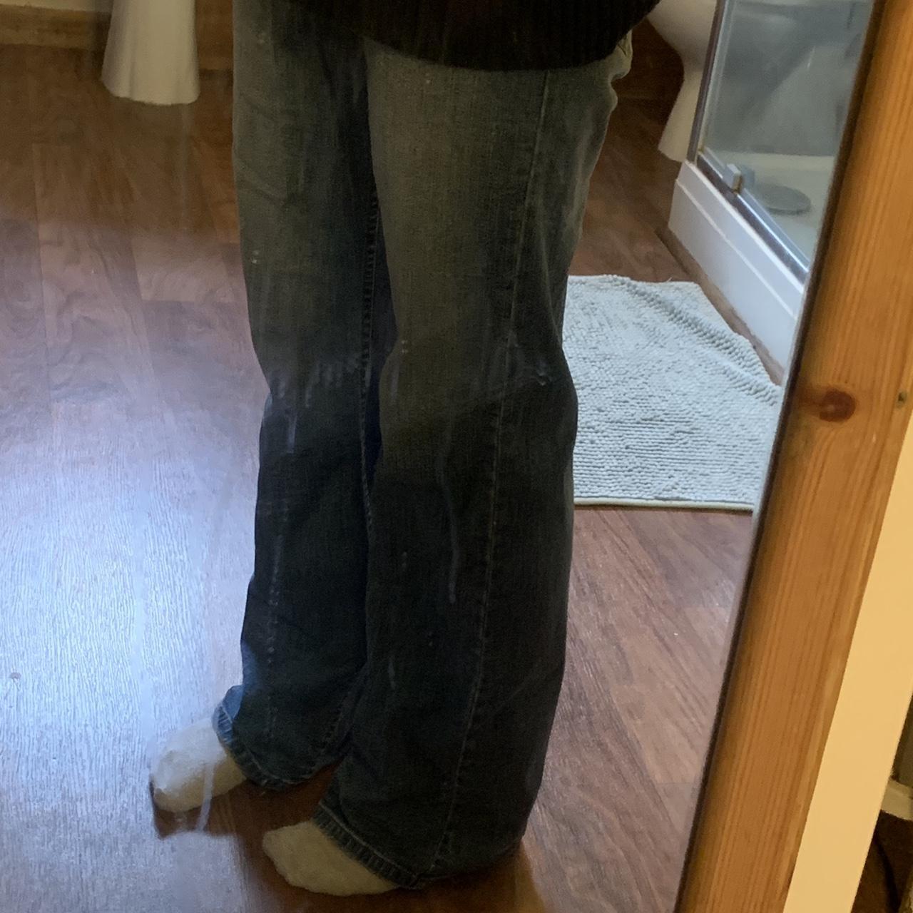 vintage coquette jeans, similar to brandy melville... Depop