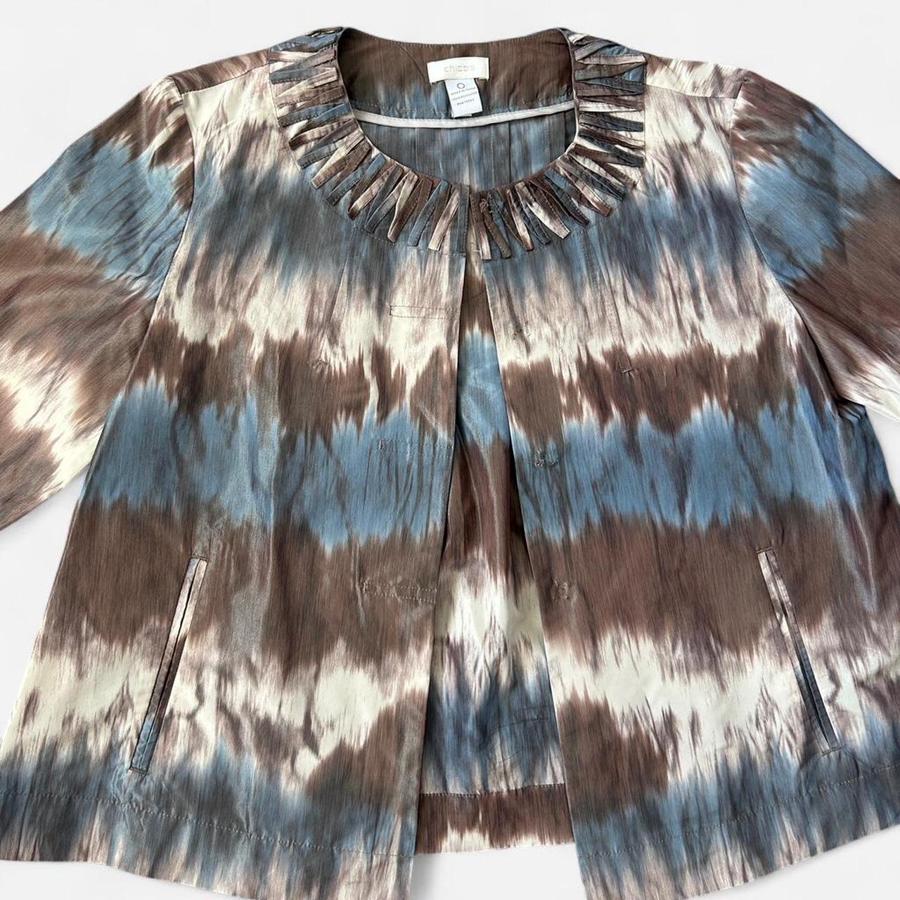 Chico's Women's Polyester Jacket - Multi/Brown - … - image 5