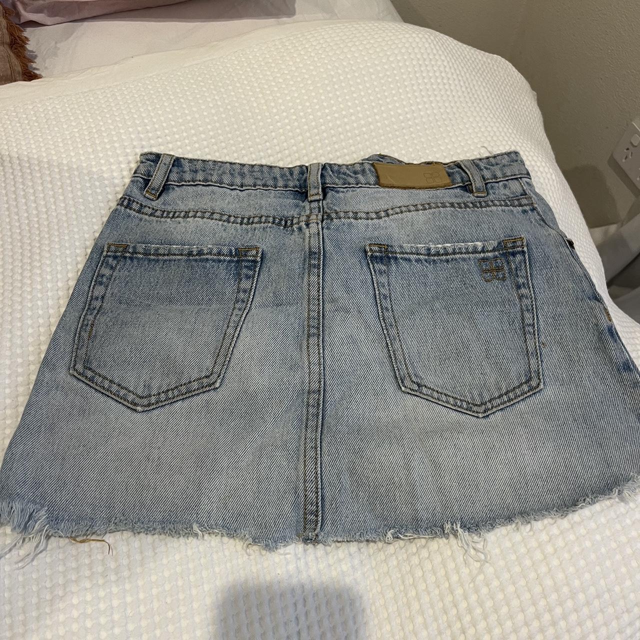 Insight Denim Skirt Size 24 Mini skirt Depop