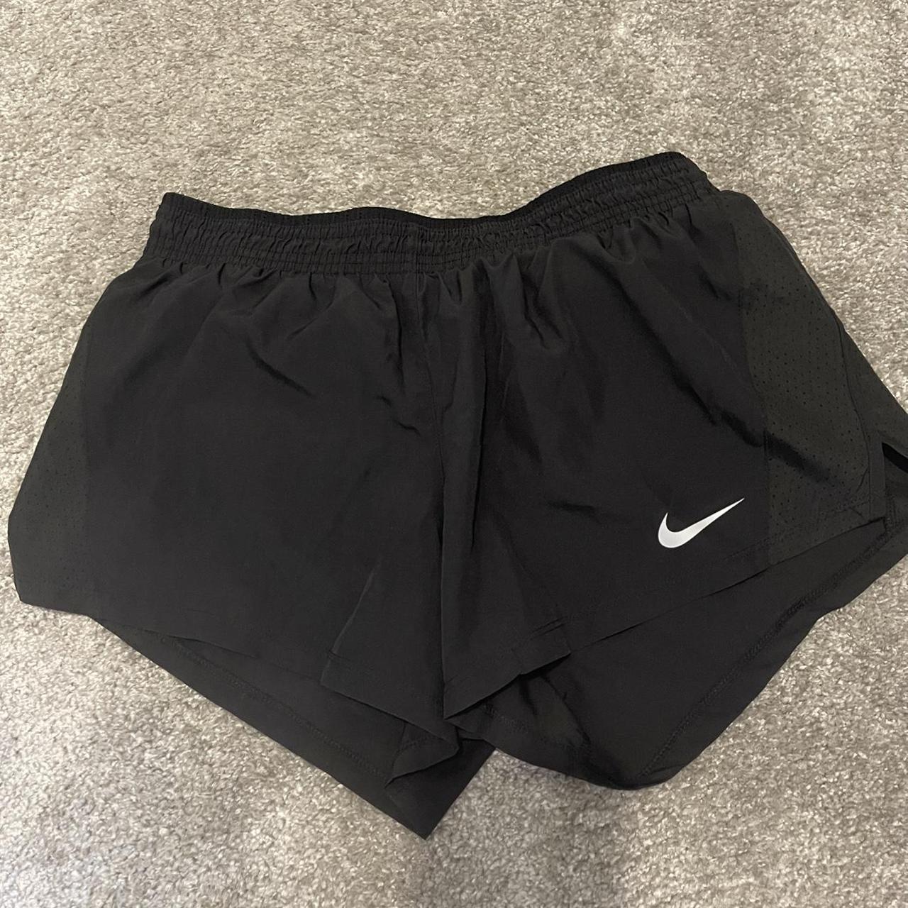 Womens black Nike gym shorts Size medium Never... Depop