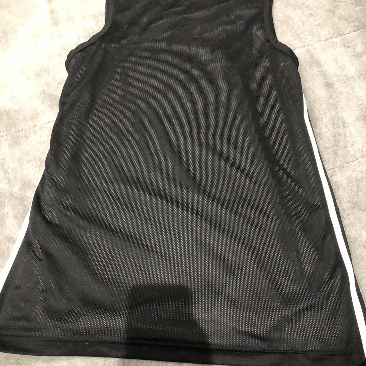 Adidas basketball top vest, medium/large (label has... - Depop