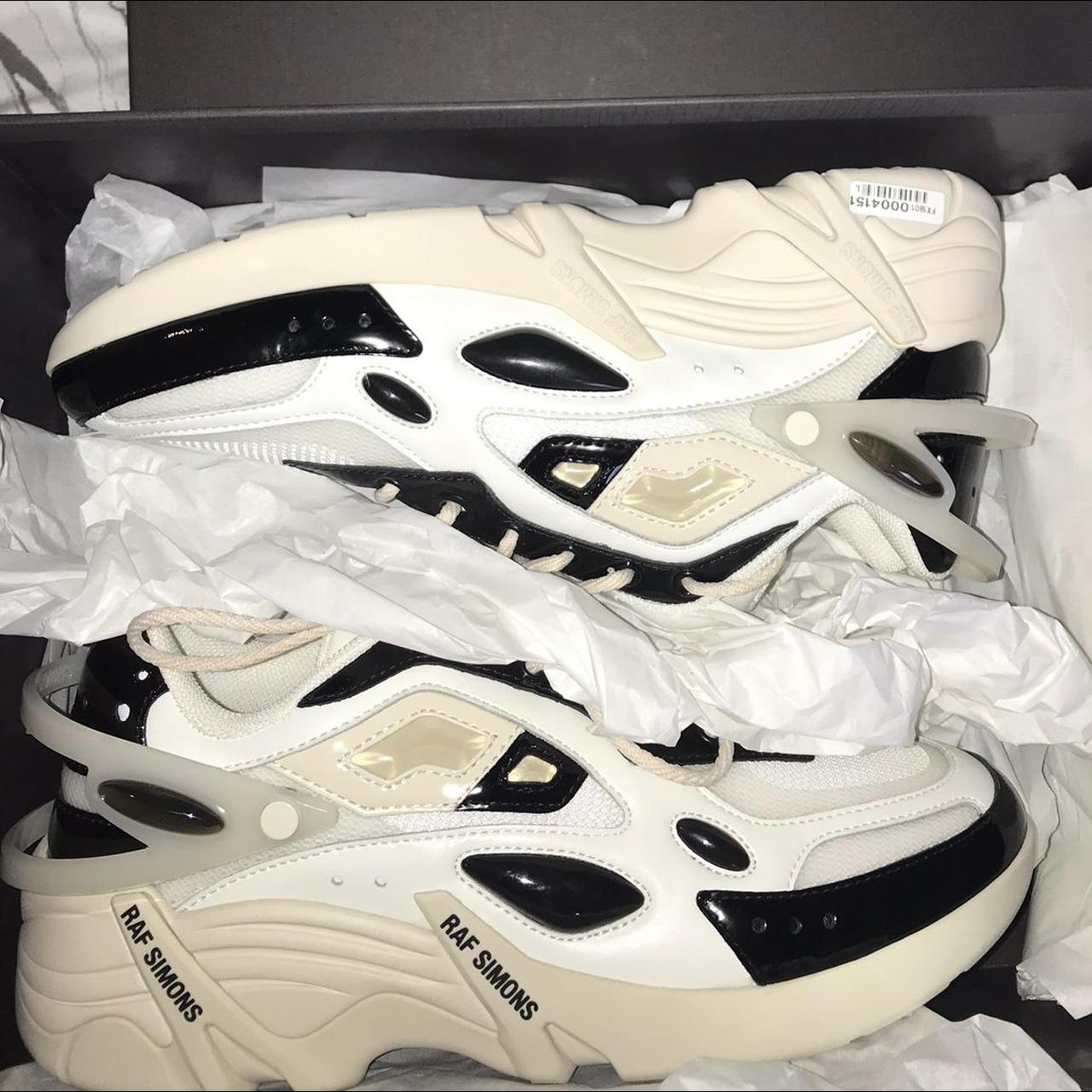 SEND OFFERS! RAF SIMONS Cyclone 21 Runners in White... - Depop