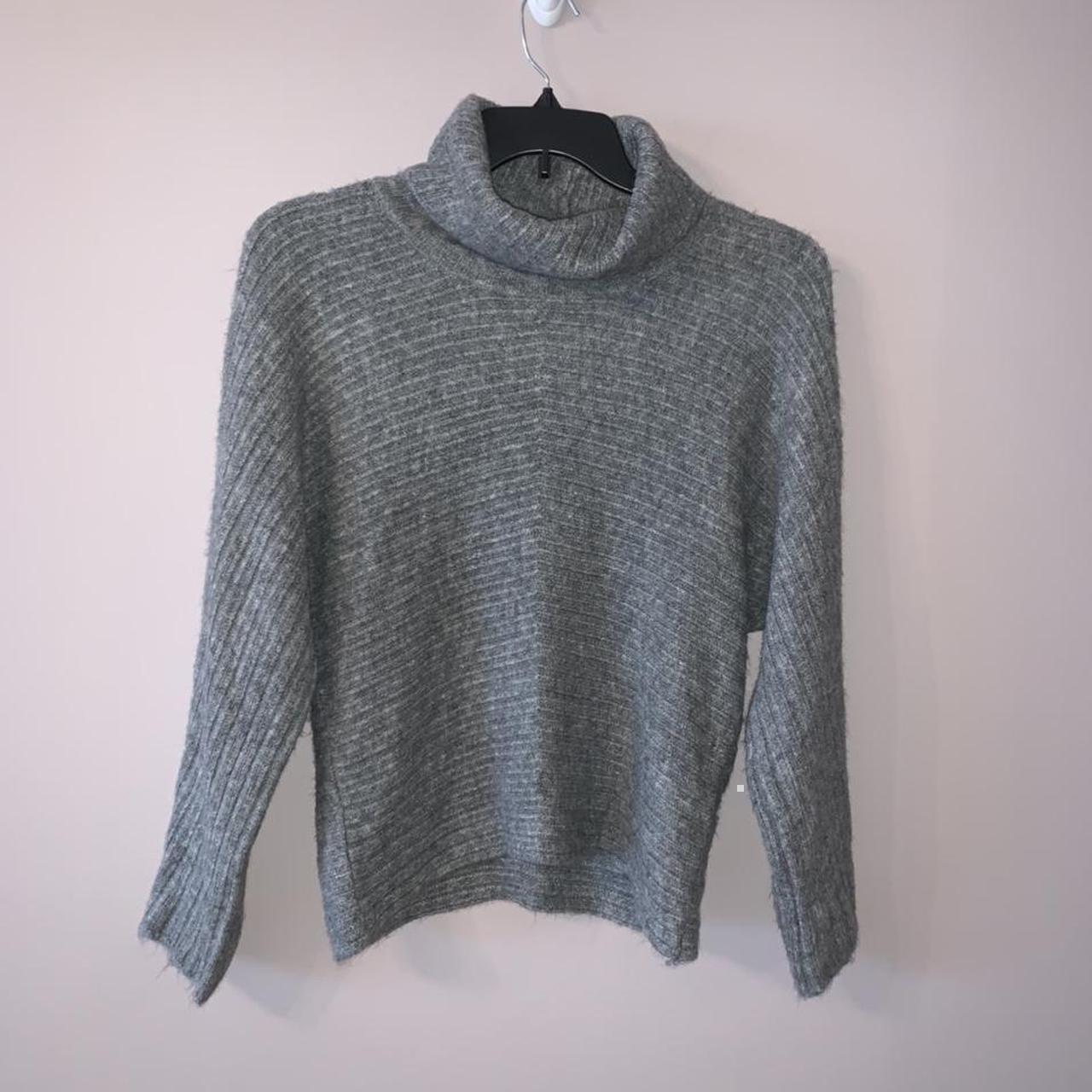 August silk turtleneck outlet sweater