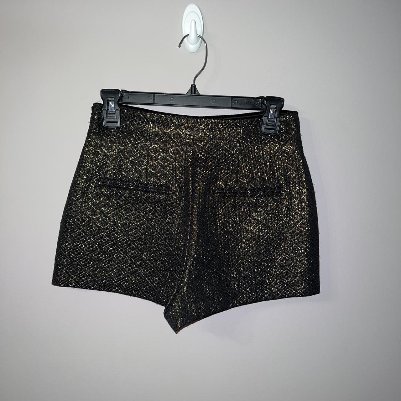 Black with gold accent short forever 21 small Great Depop