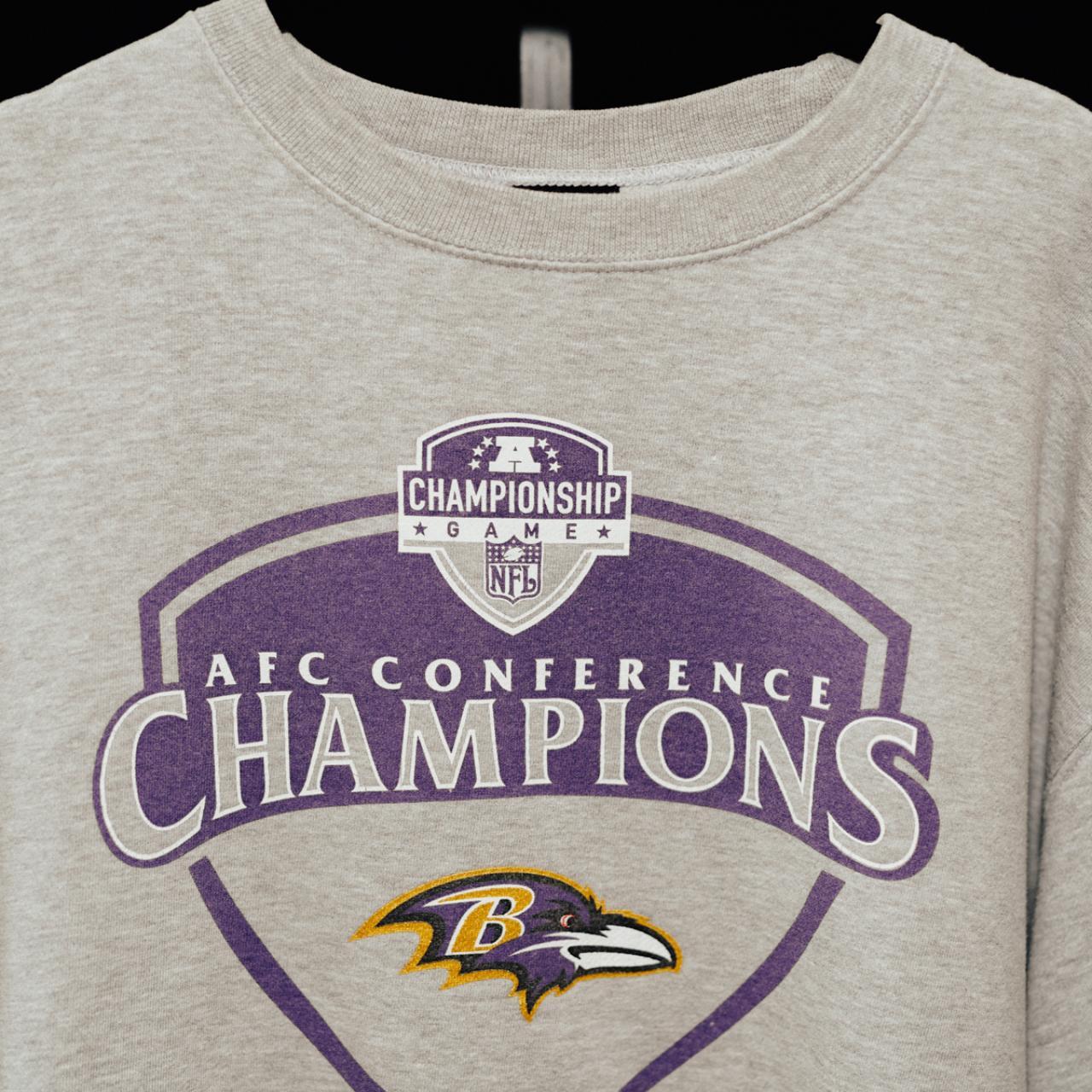 Baltimore Ravens Super Bowl Nike Vintage Crewneck Sweatshirt 