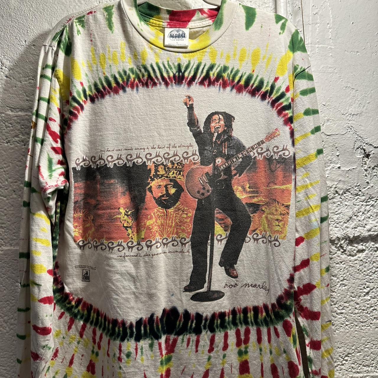 Vintage 1999 redemption song bob Marley tee. This... - Depop