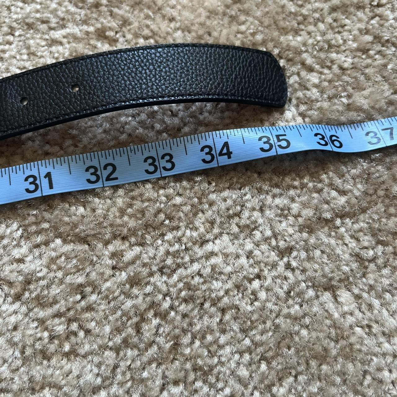  Basic black leather belt Size XS from H&M 35... Depop