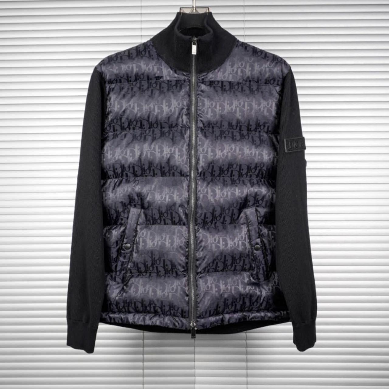 Navy blue oblique new season jacket Brand new with... - Depop