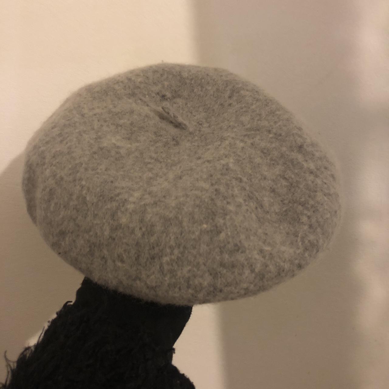 KMart grey beret, like new, super warm. beret... Depop