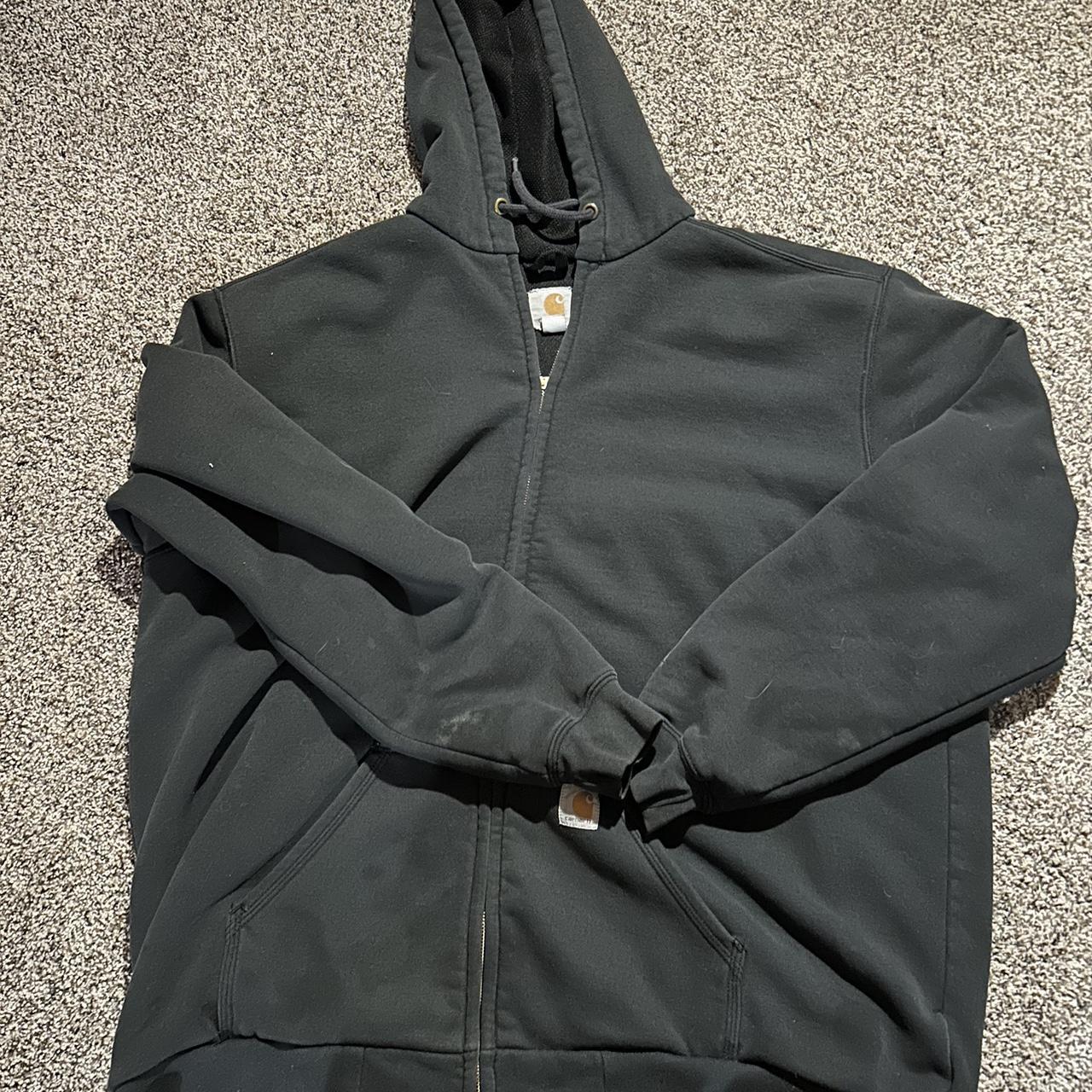 Carhartt full zip hoodie Size XL Tall Zipper is... - Depop