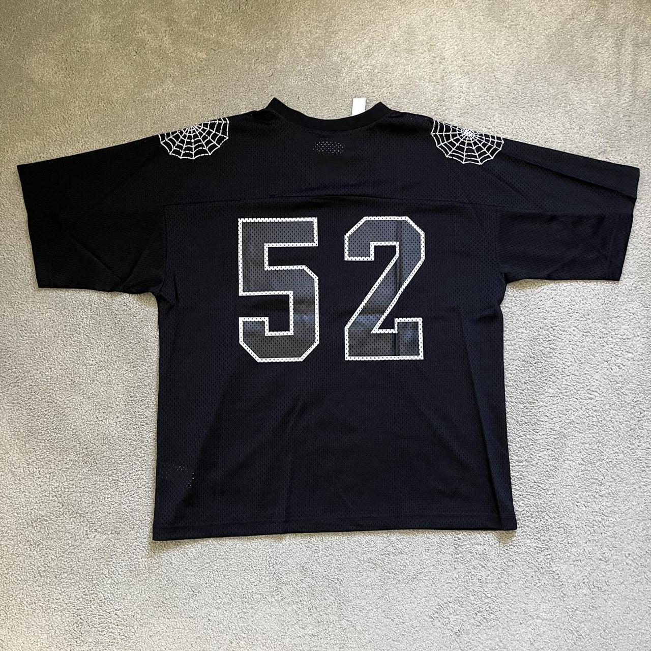 Supreme Spiderweb Football Jersey 'Black' great | Depop