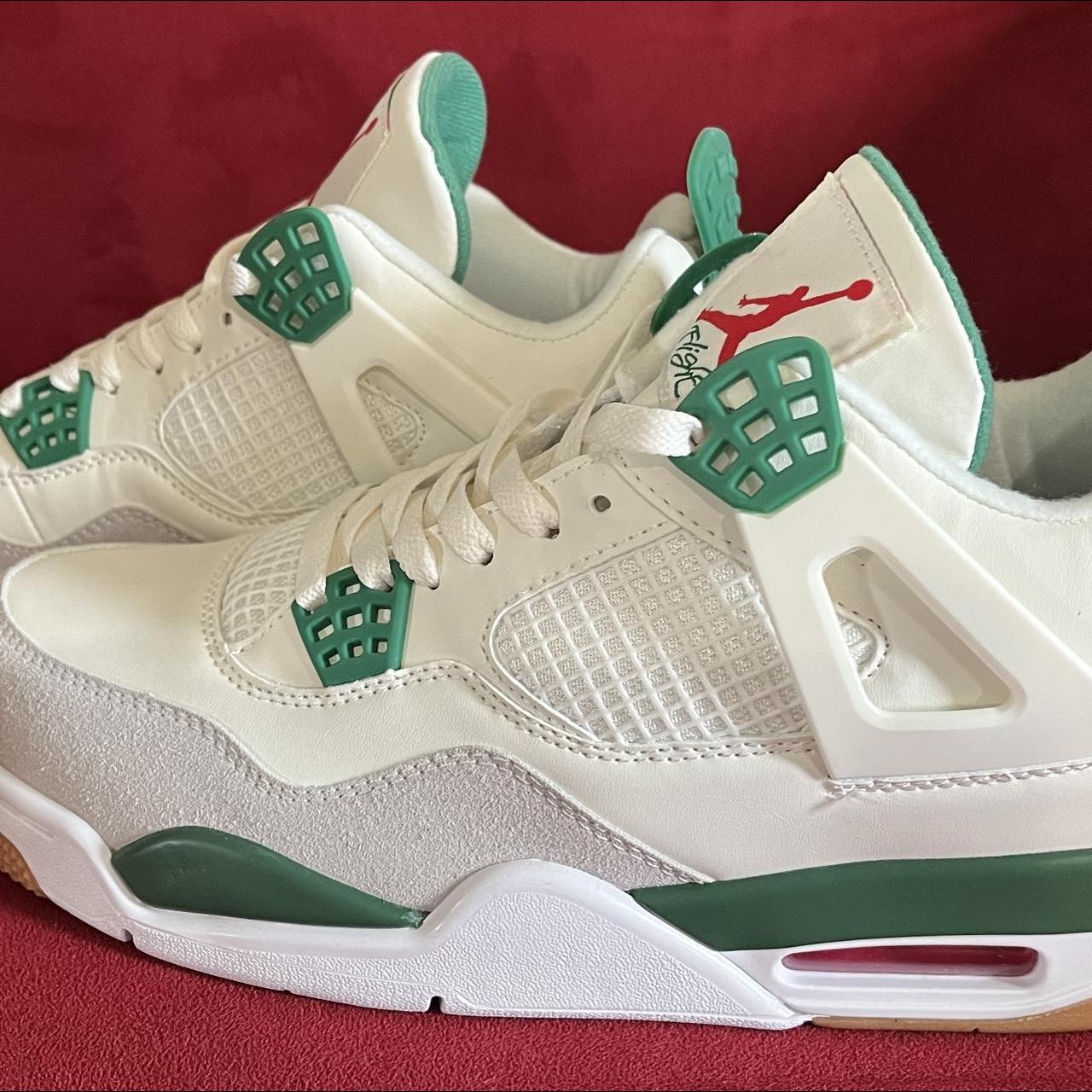 green white jordans