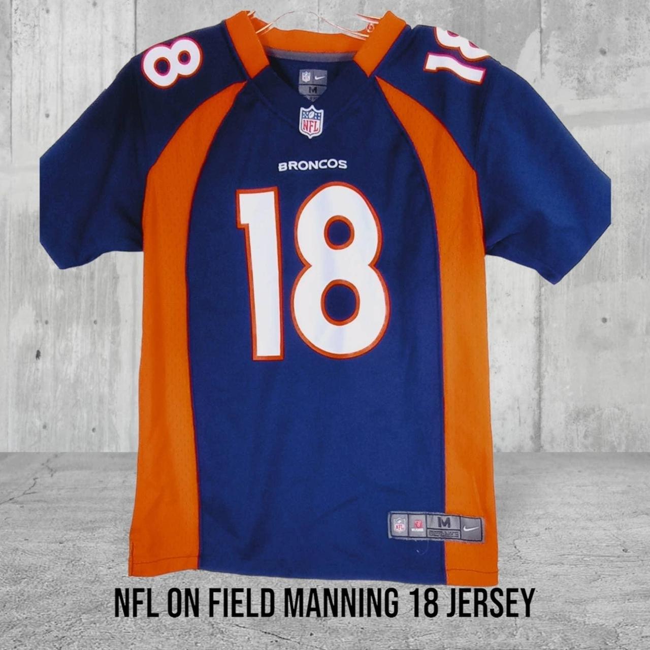 Nike Peyton Manning Denver Broncos Orange NFL Football Jersey Women's  Medium M