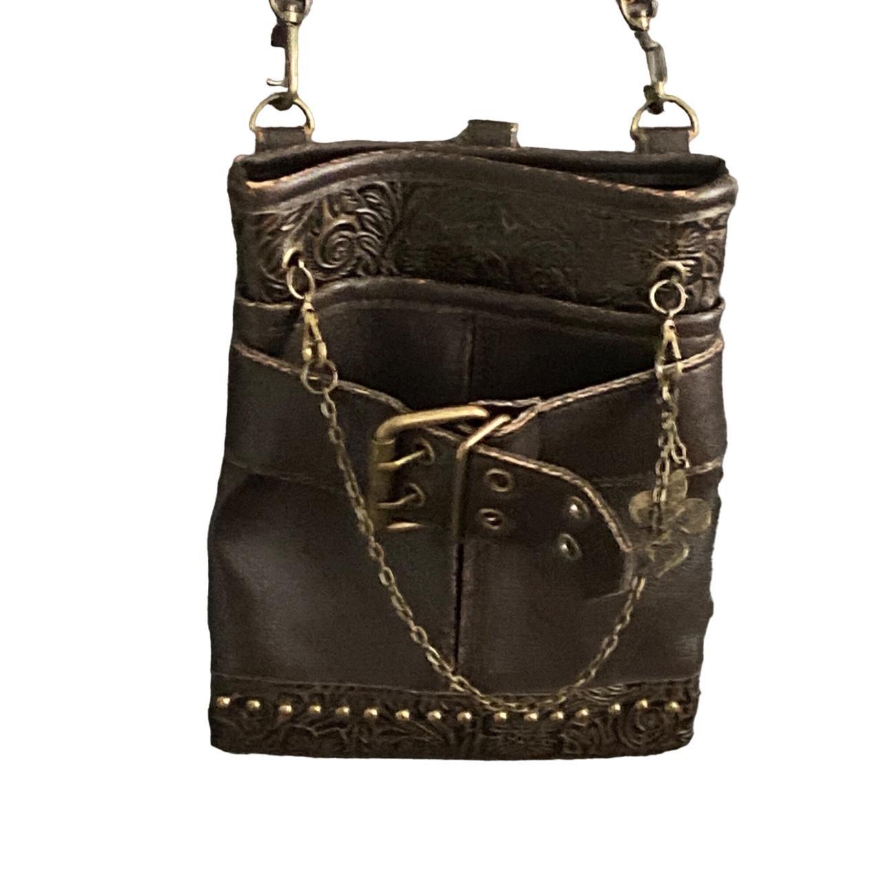 St. John's Bay REAL LEATHER Handbag/Purse (Black) | eBay