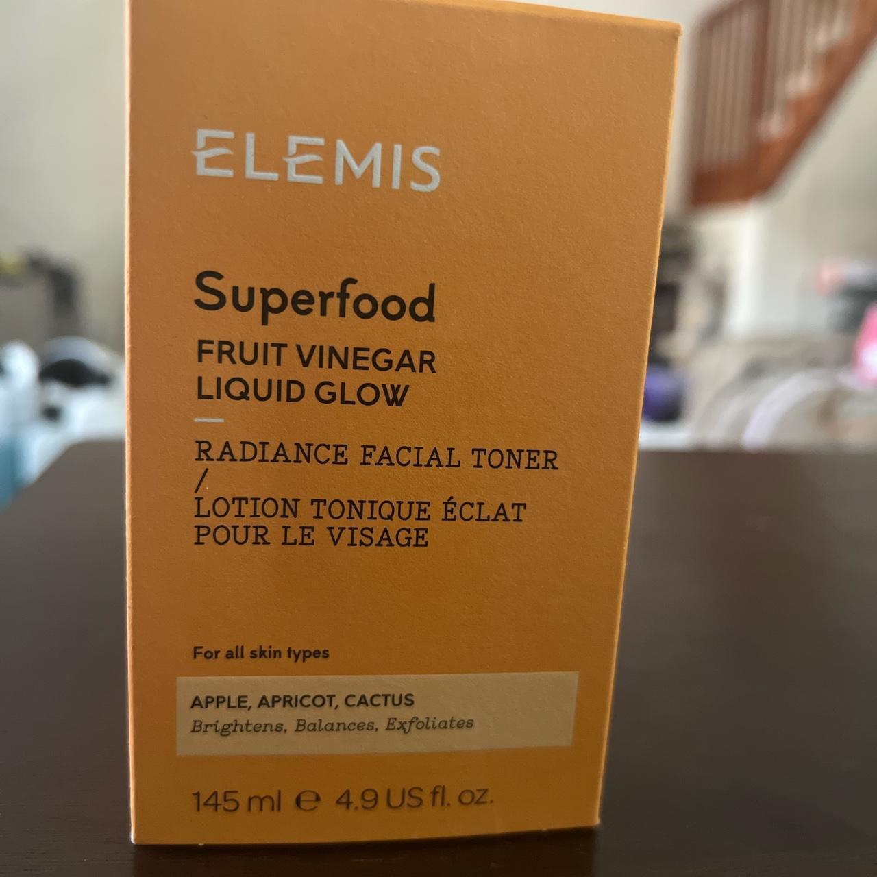 ELEMIS Superfood Fruit store Vinegar Liquid Glow Radiance Facial Toner