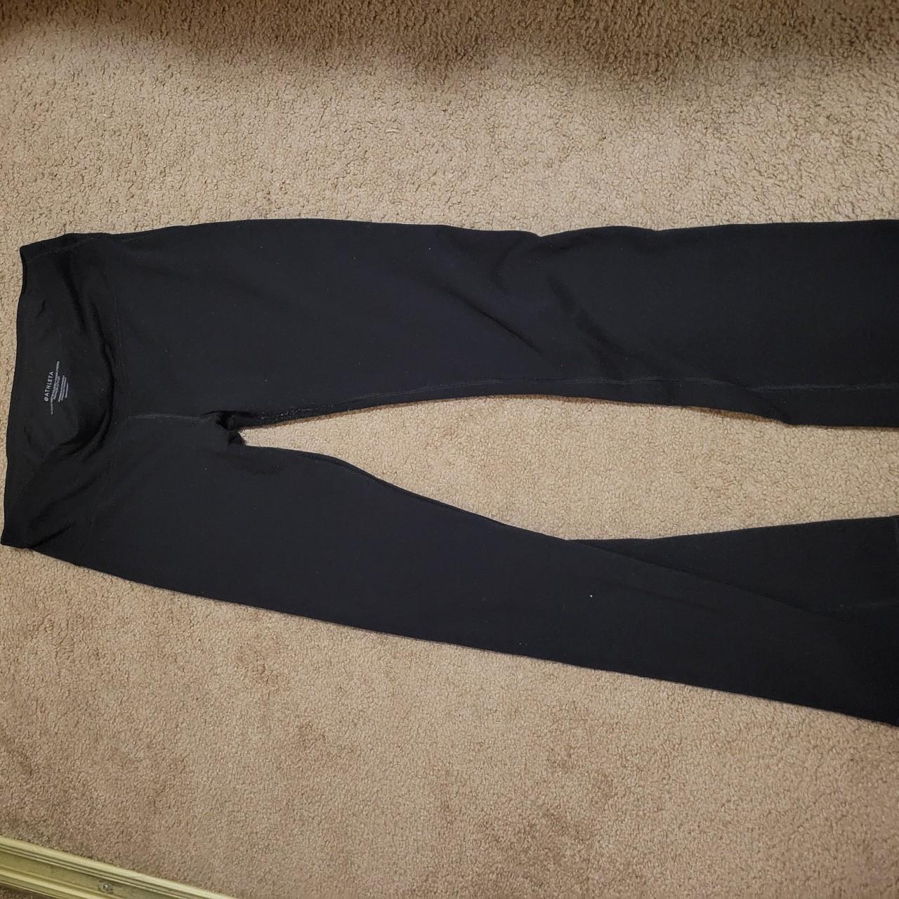 Athleta fleece lined polartech leggings Straight... Depop