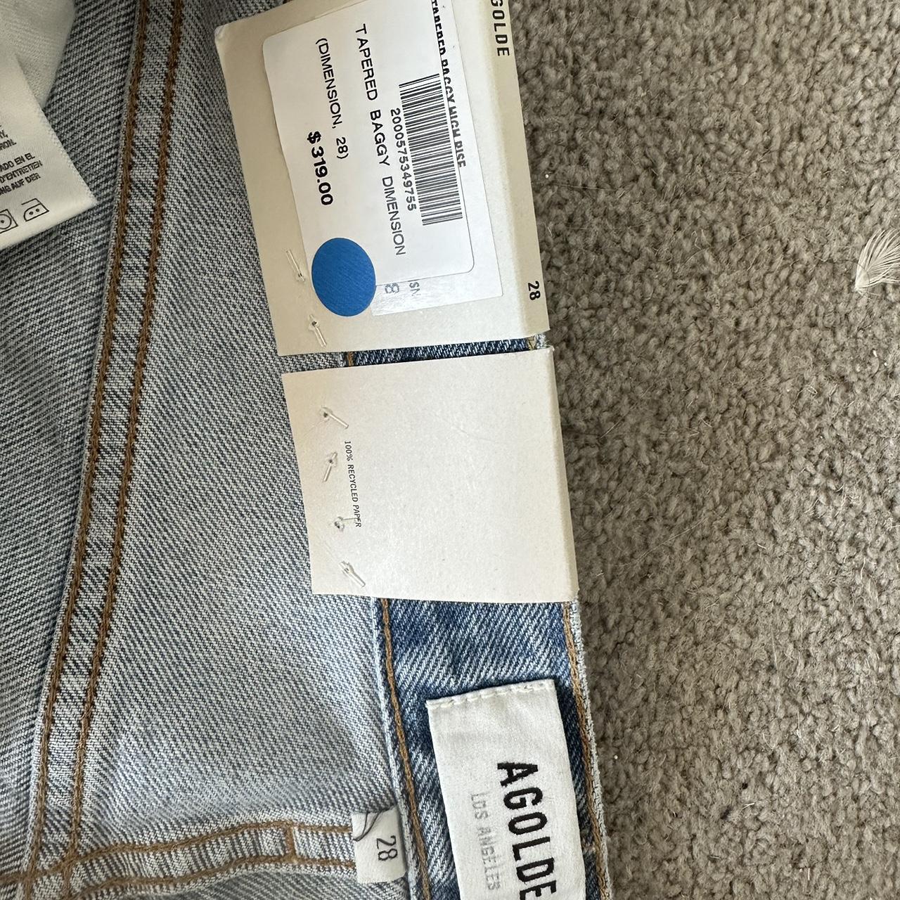 Agolde tapered baggy jeans - never worn -size 28 - Depop