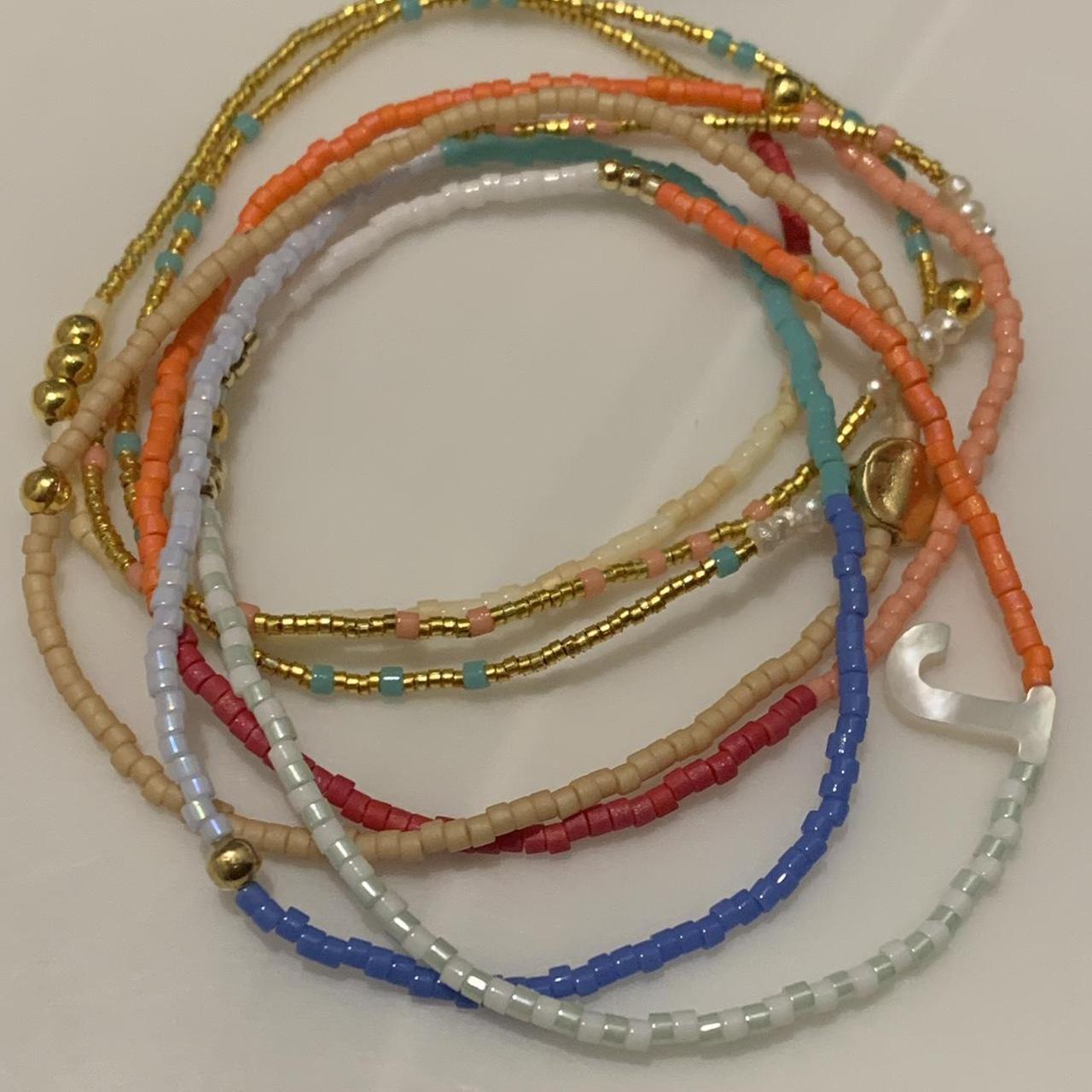 handmade bundle of beaded bracelets Can be... - Depop