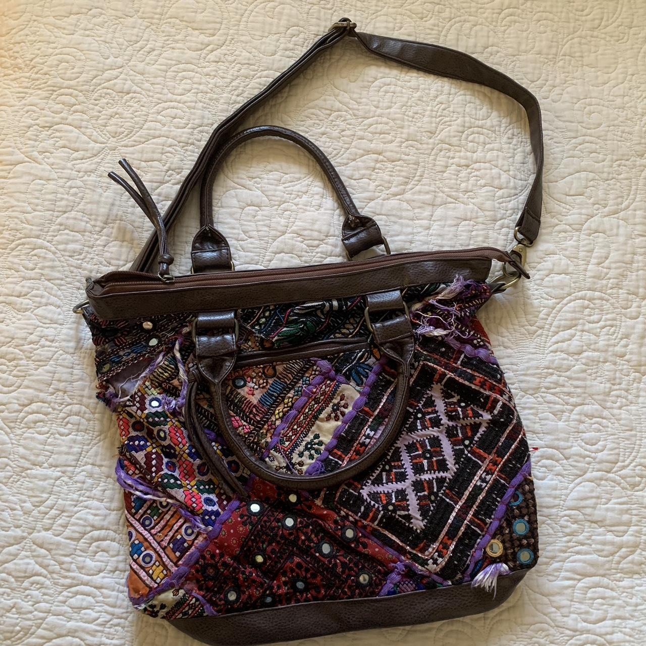 Ecote Women's Backpacks - Multi/Brown – Patch-wor… - image 3