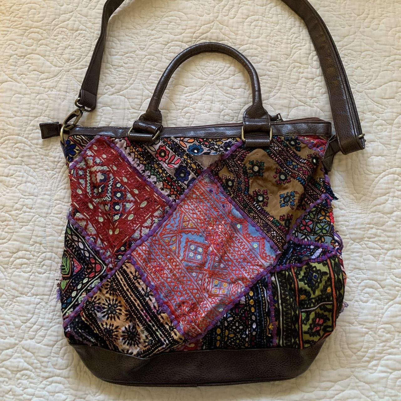 Ecote Women's Backpacks - Multi/Brown – Patch-wor… - image 1