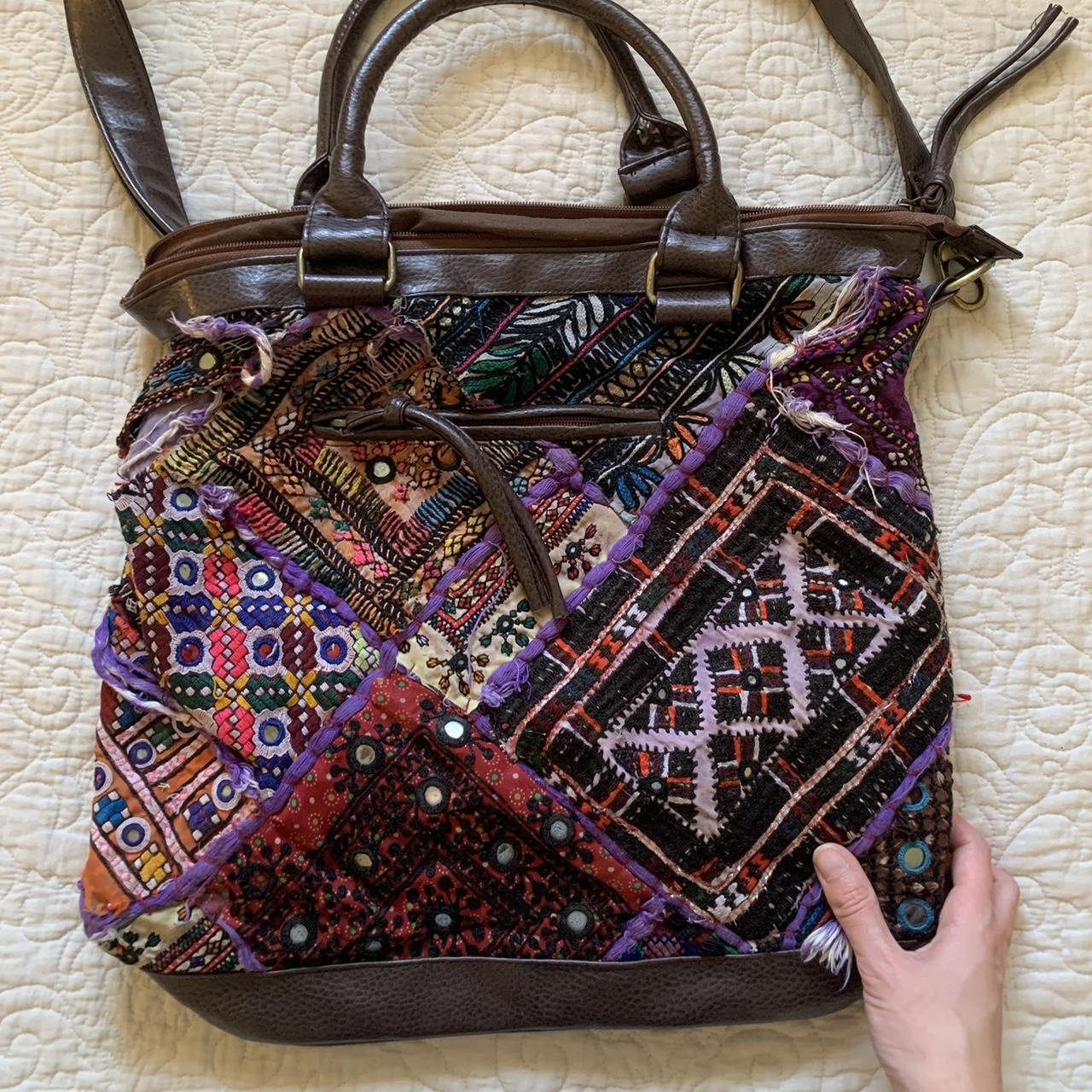 Ecote Women's Backpacks - Multi/Brown – Patch-wor… - image 6