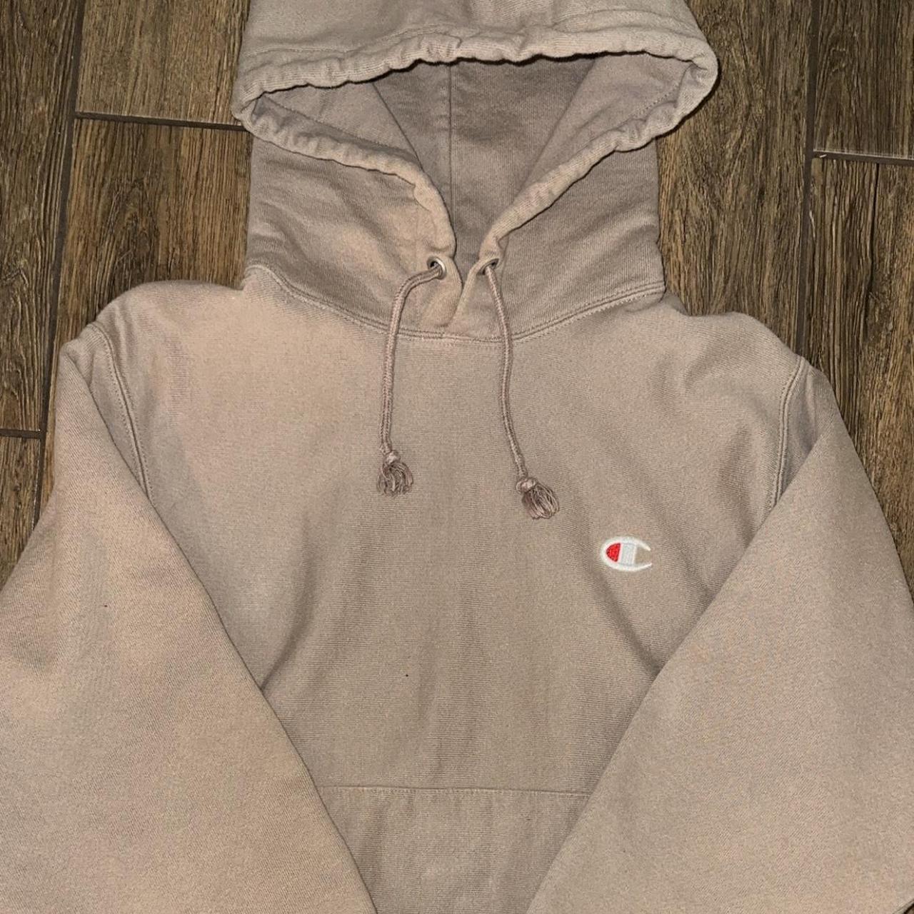 Tan hoodie champion online