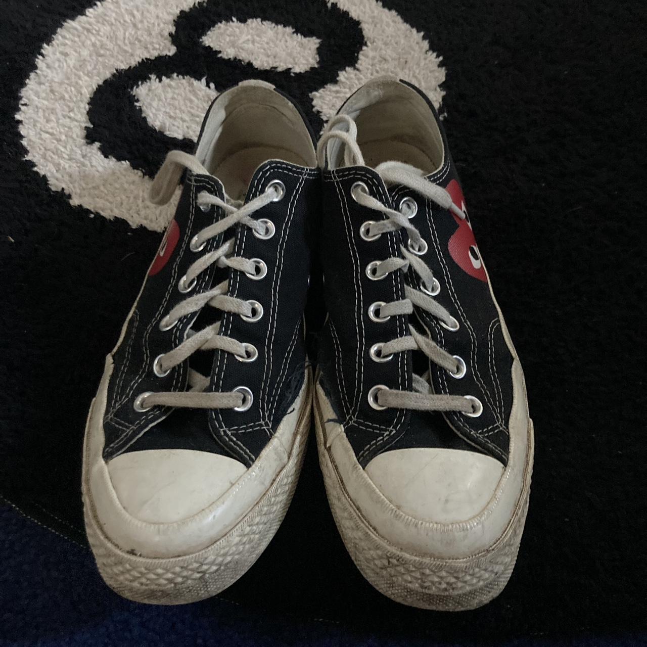 Comme des Garçons Men's Black Trainers | Depop