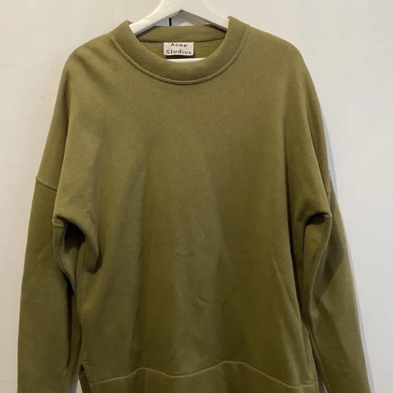 Acne studios best sale sweatshirt green