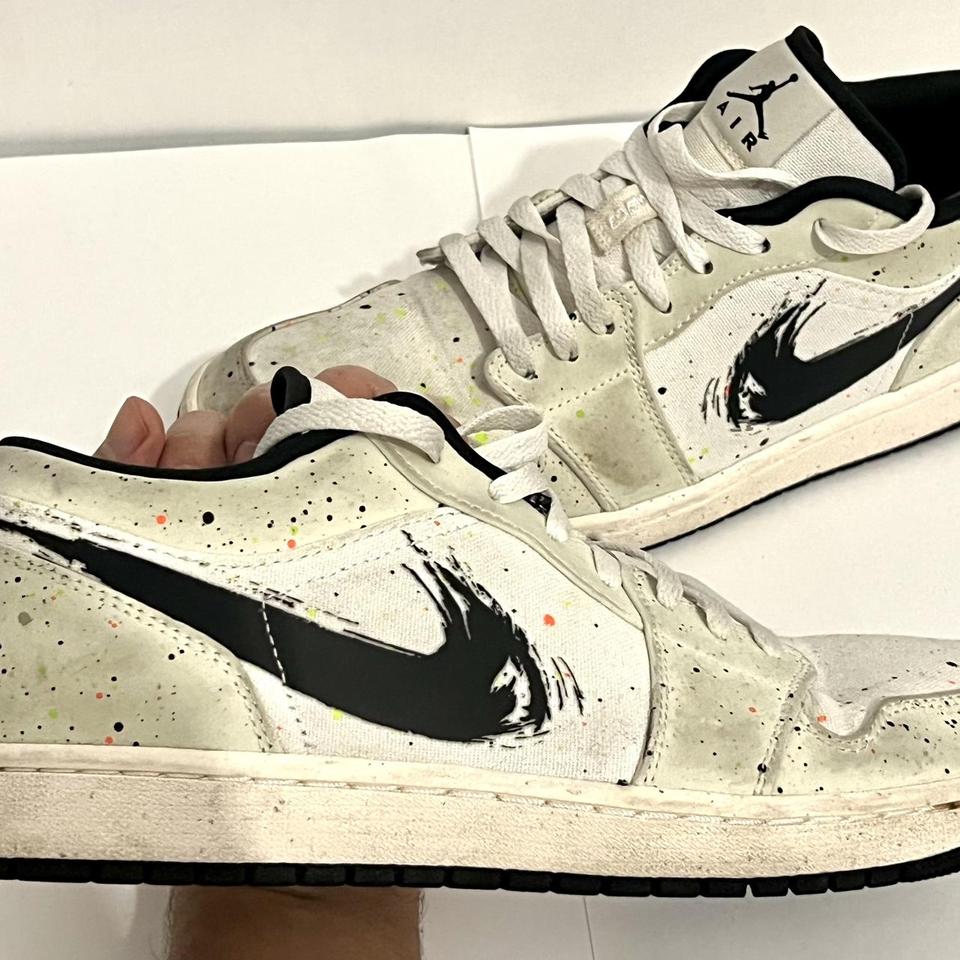 Paint splatter jordan outlet 1