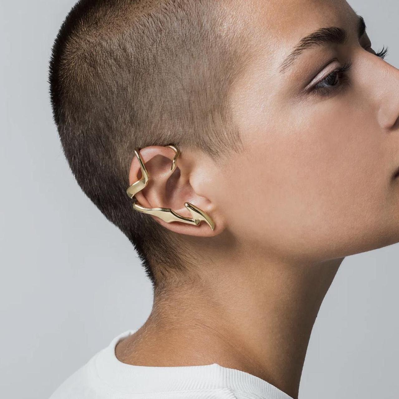 Vitaly earcuff Stainless steel Never used Depop