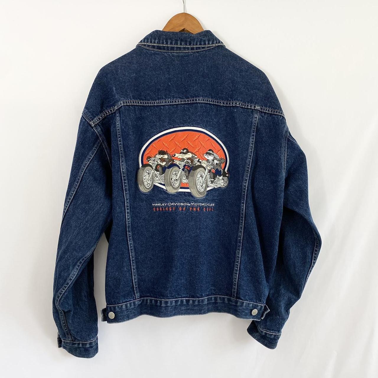 Harley newest Davidson Tazmanian Devil Jean Jacket