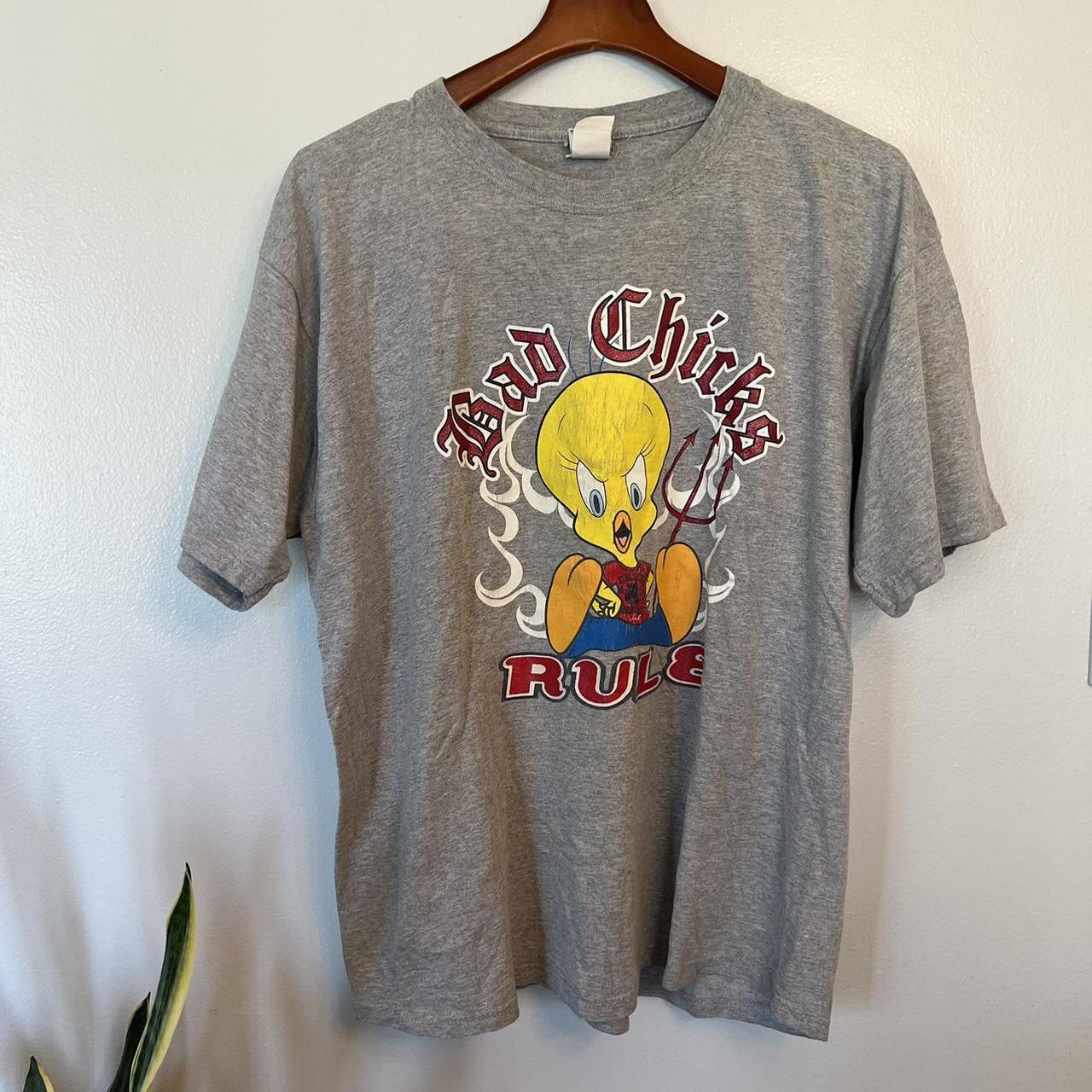 Looney Tunes Men's T-Shirt - Grey - XL