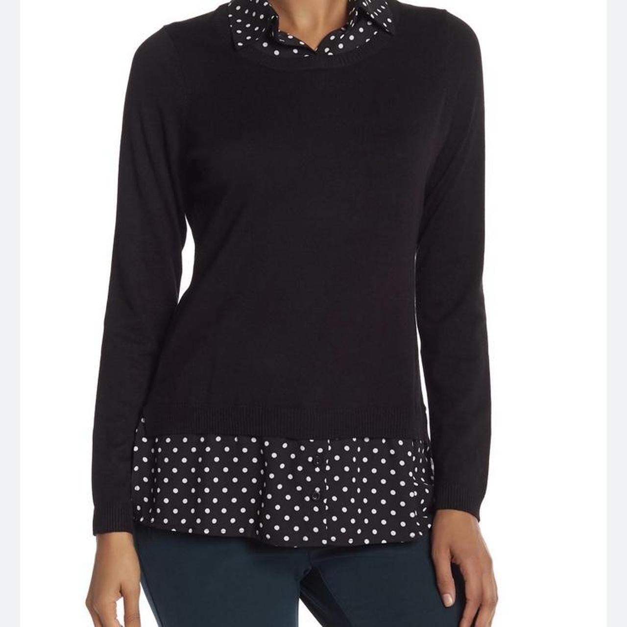 Adrianna papell sale shirttail twofer sweater