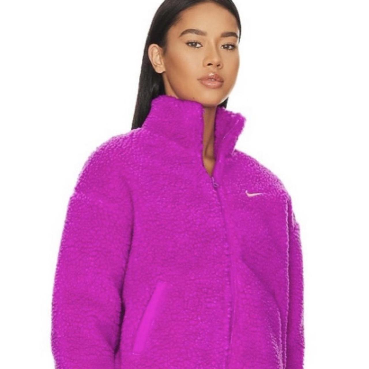 plush nike jacket