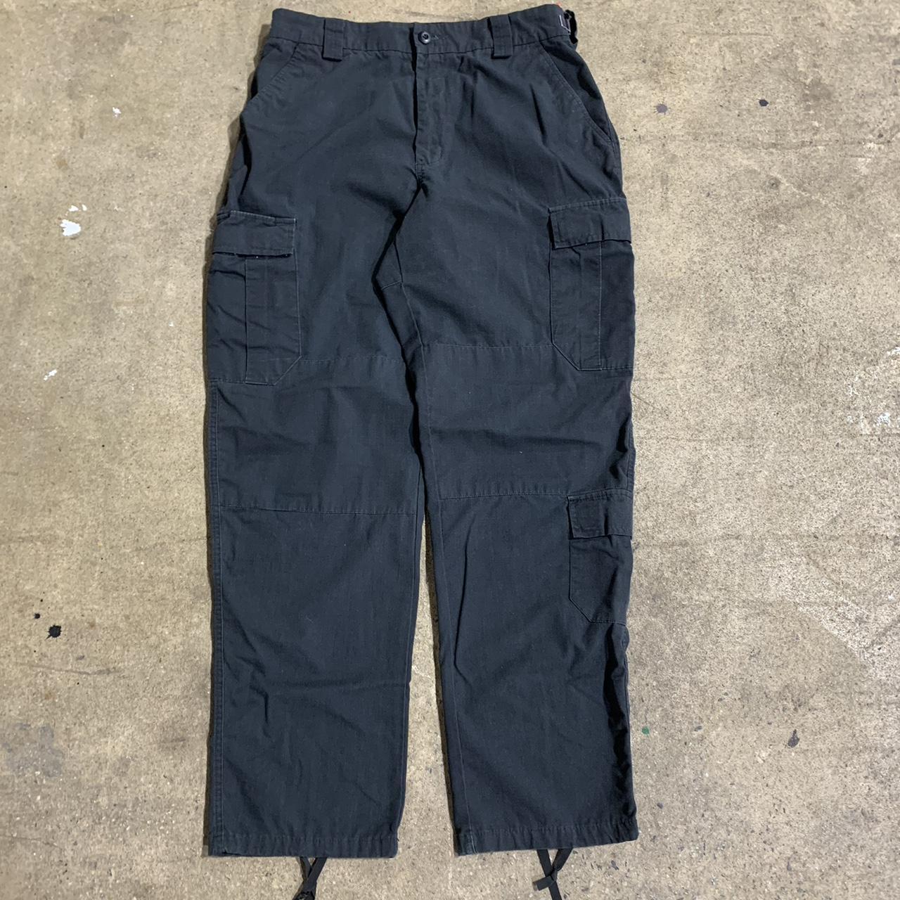 American Vintage Men's Black Trousers | Depop