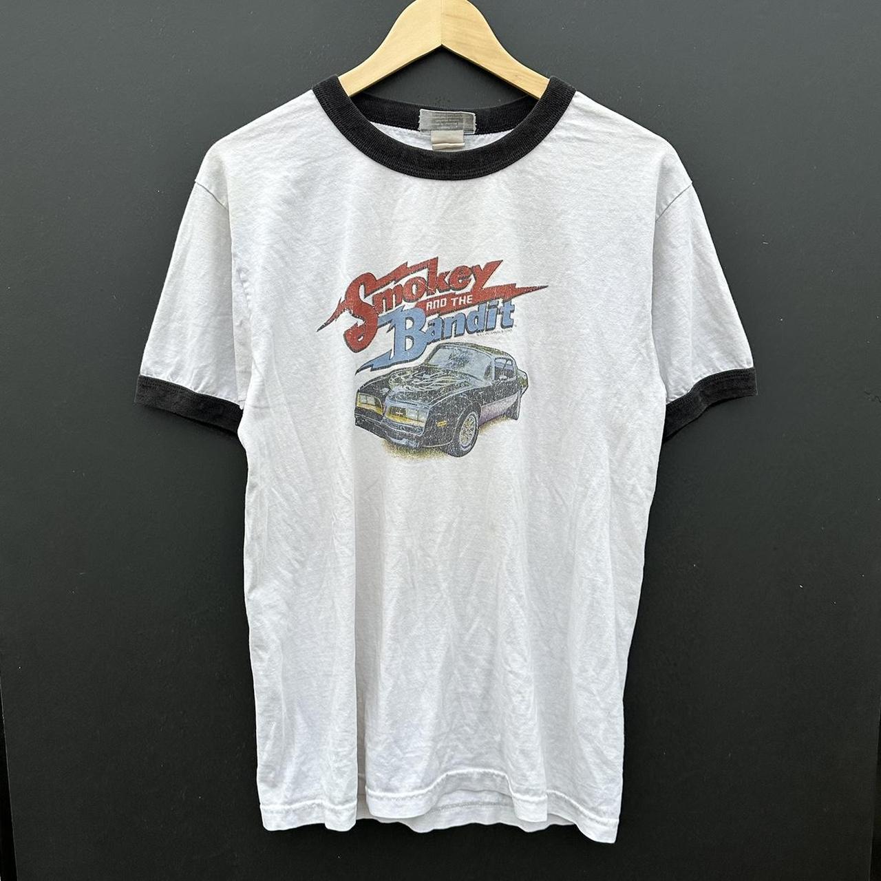 Vintage Smokey And The Bandit Ringer Tshirt Men’s... - Depop