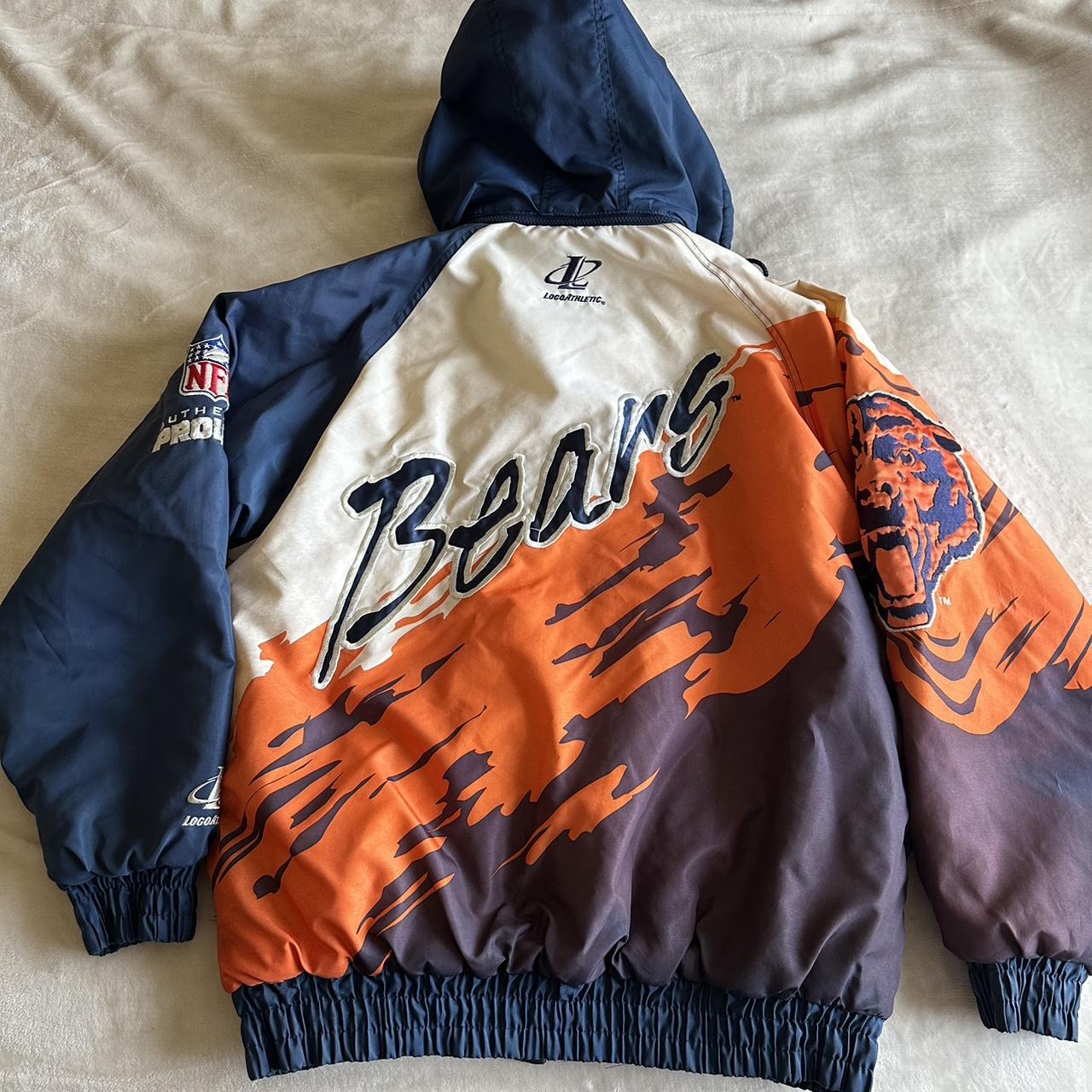 Vintage cheapest 90s Pro Line Chicago Bears Logo Athletic Splash Jacket XL